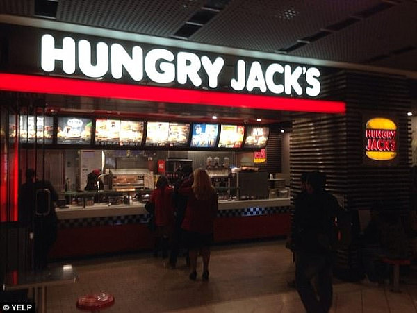 Dilan purchased the 'atrocity of a burger' from the fast food chain's Melbourne Central store (pictured) Sunday night, but did not notice the 'foul-smell' until he was on the train home