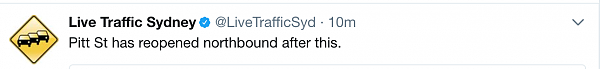 【快讯】悉尼CBD惊现可疑黑色行李箱！警方出动，Pitt街封路交通拥堵！ - 4