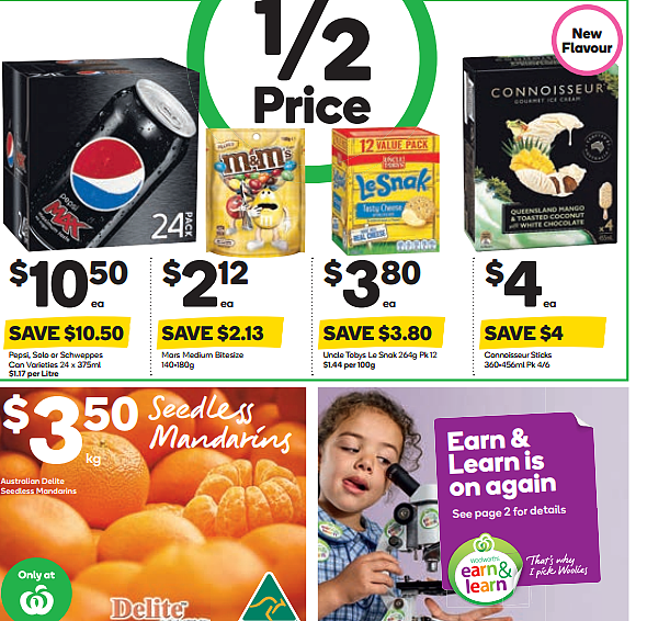 Woolworths 8月16日至22日特价集锦 猪肉西瓜半价 - 1