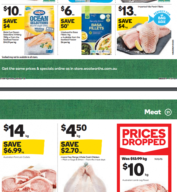 Woolworths 8月16日至22日特价集锦 猪肉西瓜半价 - 19