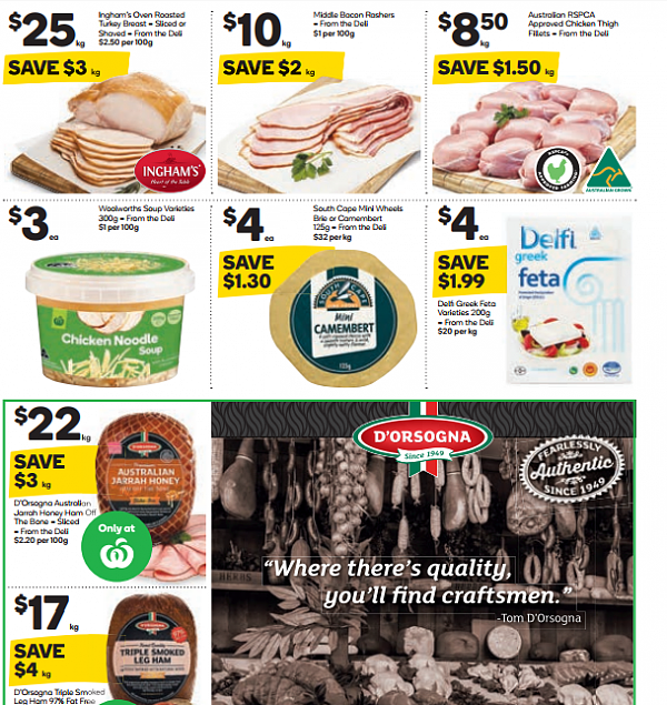 Woolworths 8月16日至22日特价集锦 猪肉西瓜半价 - 22