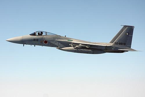 资料图片：日本航空自卫队F-15战斗机。新华社发