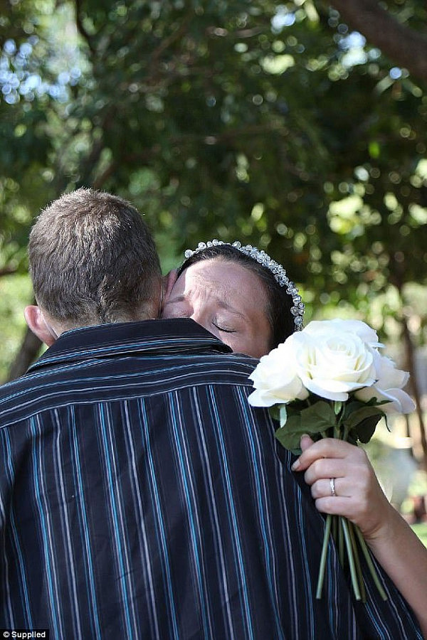 Doctors met with the family and told them Ash did not have much time remaining, so with the help of his hospice and a local church, the pair were married four hours later