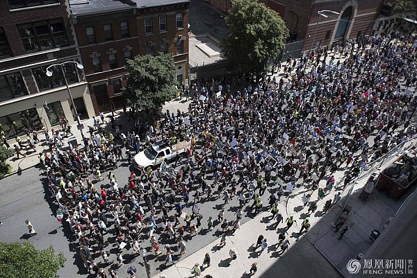 美国波士顿爆发大规模反种族主义示威游行（组图/视频） - 1