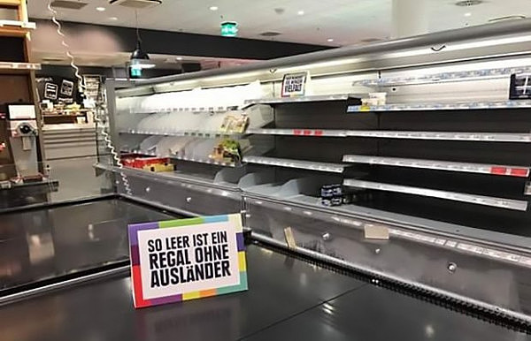 德国超市撤下外国货 网友：像被洗劫了一样（组图） - 1
