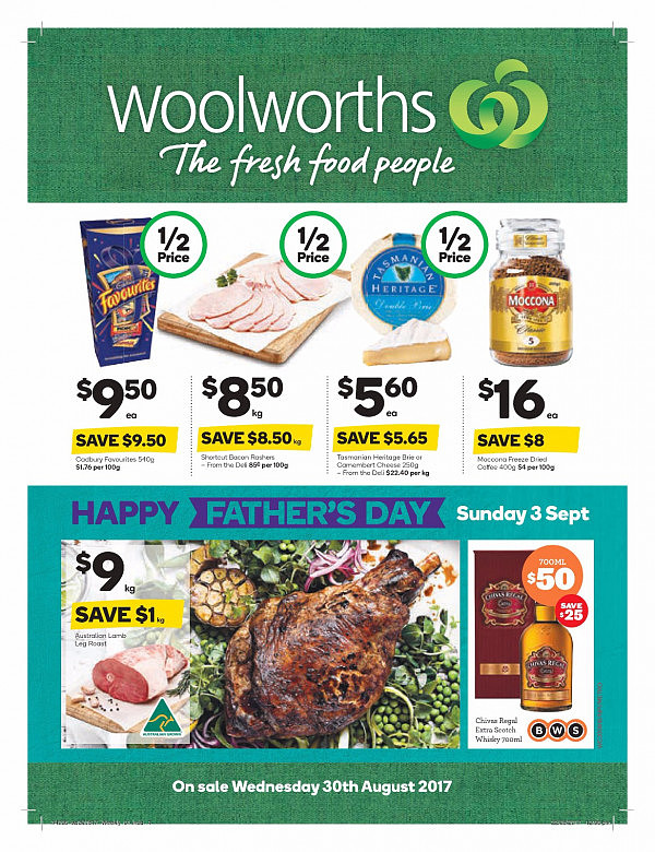 Woolworths8月30日至9月5日特价集锦 草莓猪肉排特价 - 1