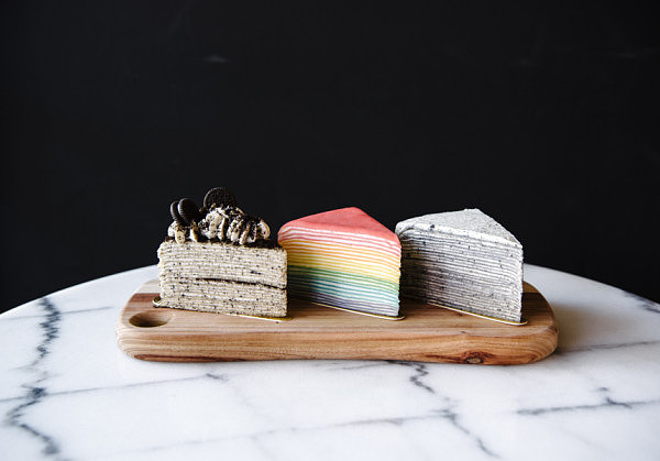 彩虹蛋糕颜值高还美味 悉尼亚裔夫妻专注梦幻甜品（图） - 1