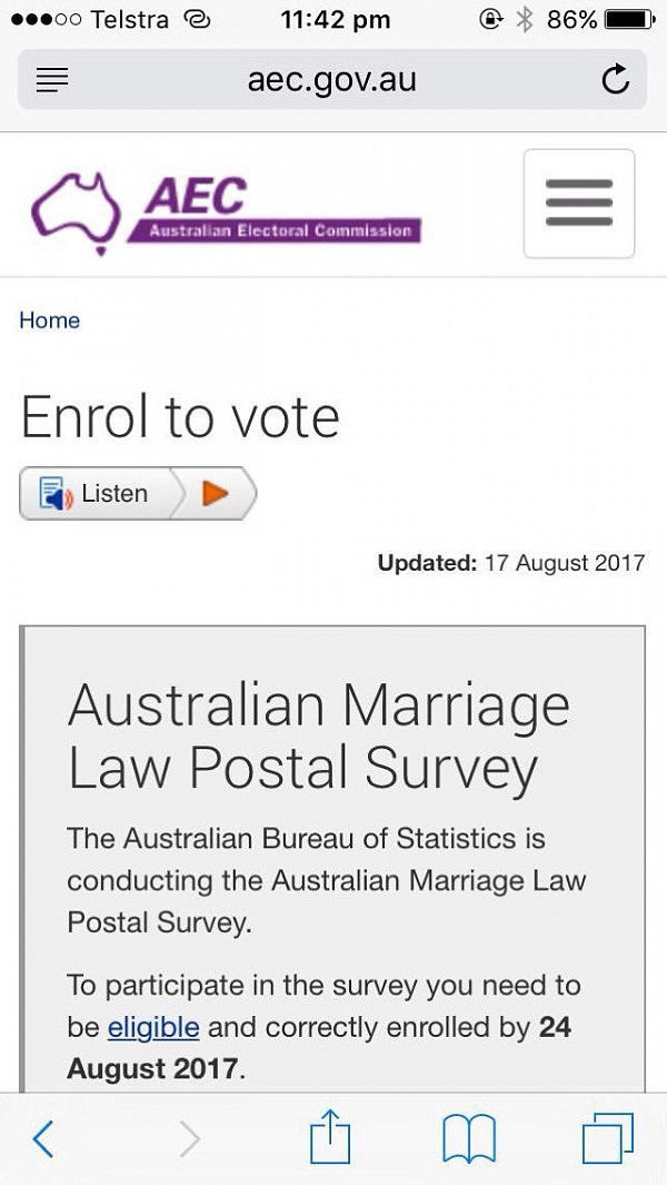 同婚合法化投票怎么投？澳华人组织详解注册投票过程 - 3