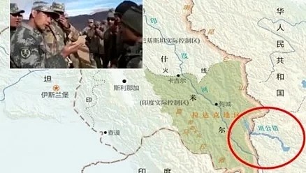 印媒：中国军人仍在洞朗地区巡逻 在山脊修掩体(图) - 1