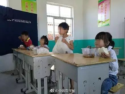 这个小学生的碗里为何没有菜？真相令人鼻酸…(图) - 2