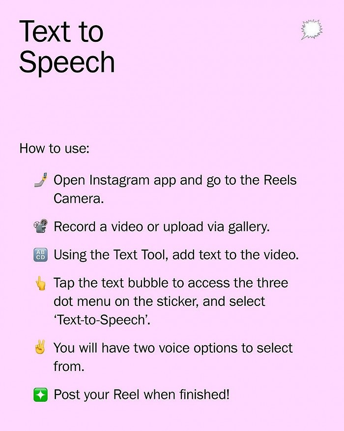 Instagram为Reels推出类TikTok的文本转语音和语音效果功能 - 5