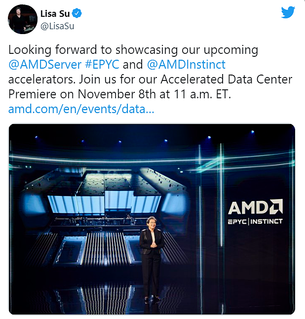 AMD 官宣 11 月 9 日发布新款 EPYC 霄龙处理器与 MI200 计算加速卡 - 1