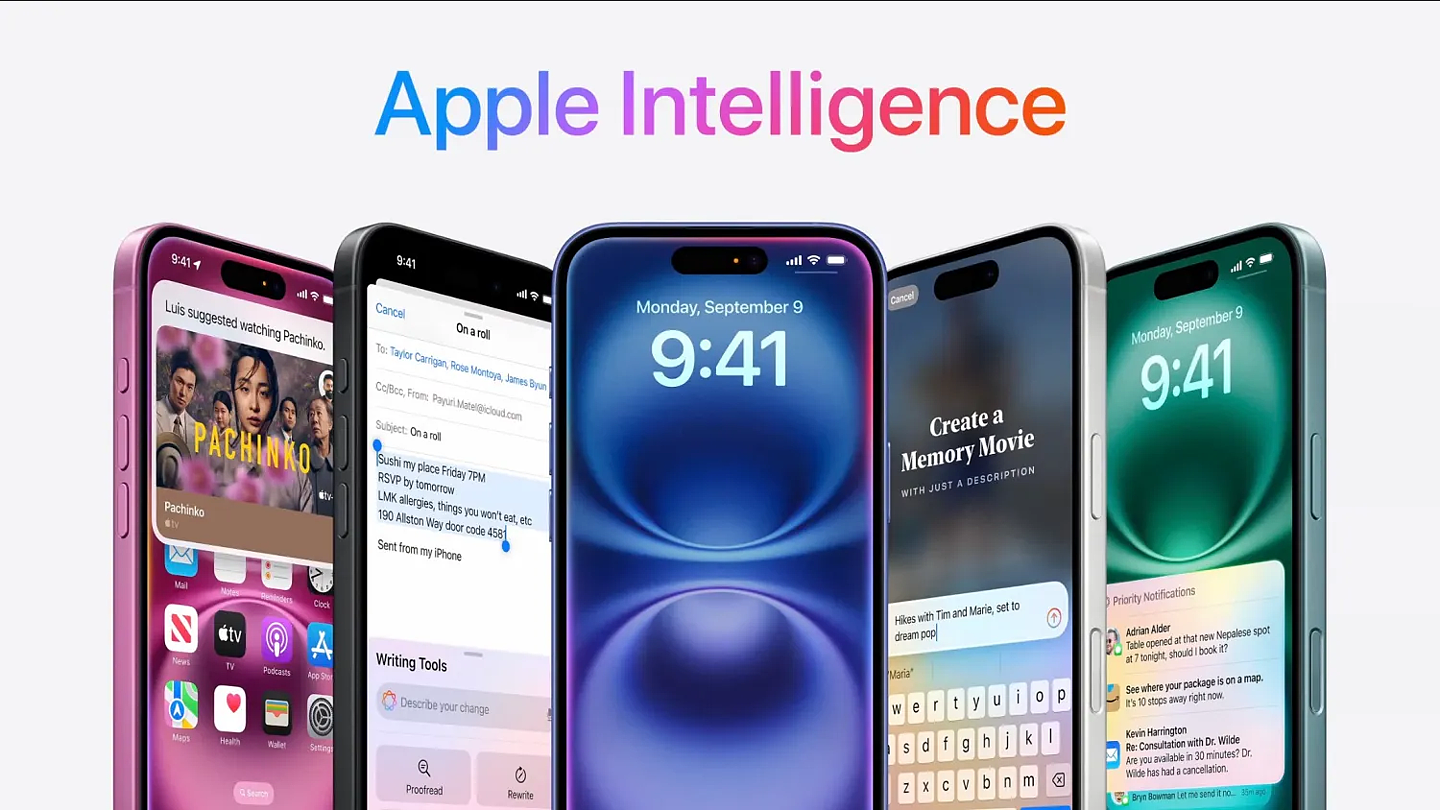 苹果 Apple Intelligence 今年 10 月推出测试版，明年支持中文 - 1