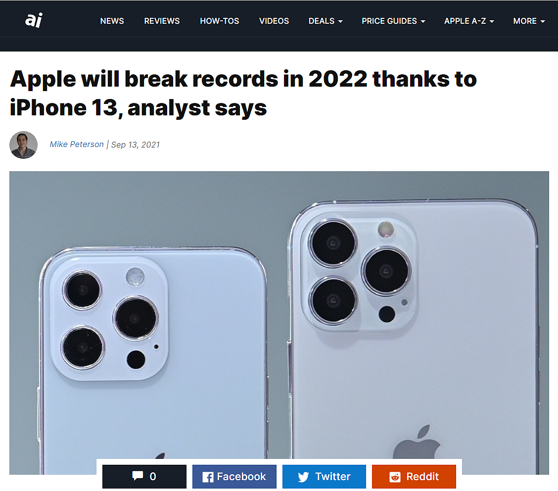 摩根大通：iPhone 13/Pro 系列和新款 iPhone SE 将推动苹果业绩明年再破纪录 - 1