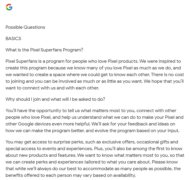 谷歌正式开放Pixel Superfans粉丝社区 目前仅美国居民可申请注册 - 2
