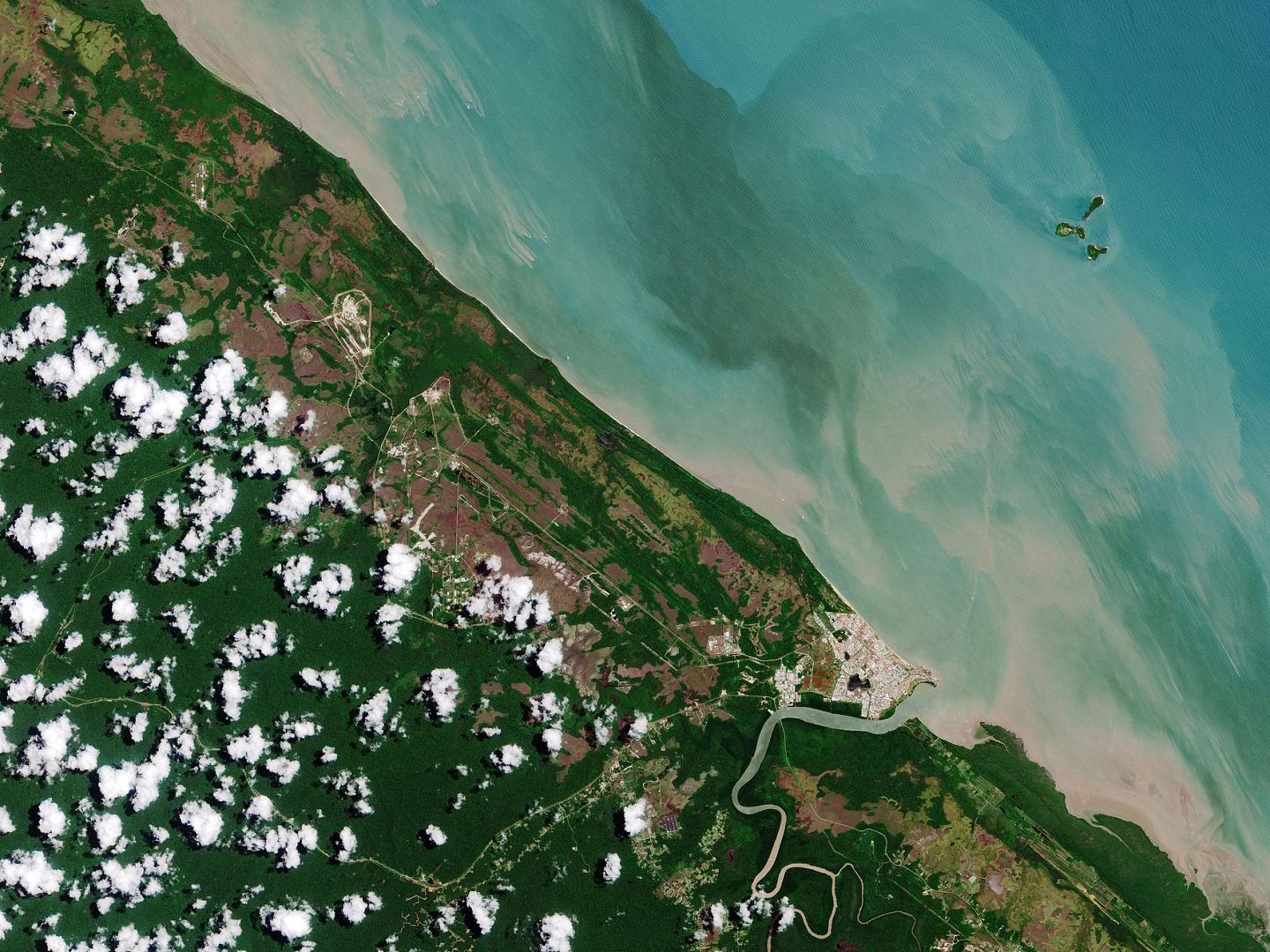 哥白尼哨兵2号《太空探索地球》系列：库鲁 - 法属圭亚那太空港的所在地 - 1