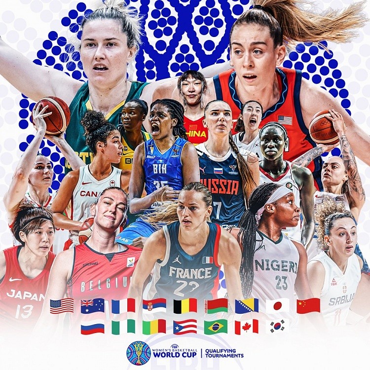 2022女篮世界杯预选赛16支队伍出炉：亚洲赛区中日韩澳入围 - 1