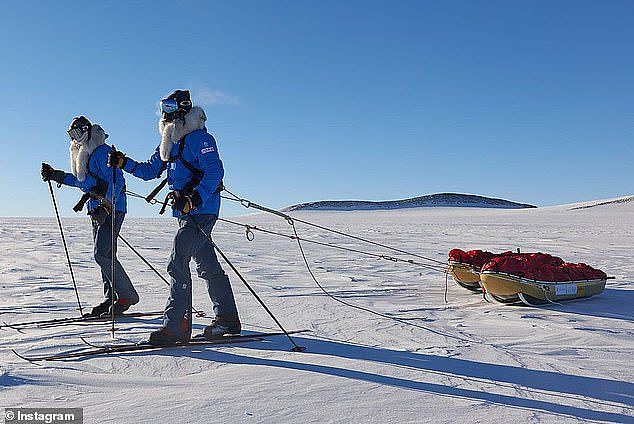 两名英国冒险家尝试80天在南极徒步走4000公里 评估人类极限 - 1
