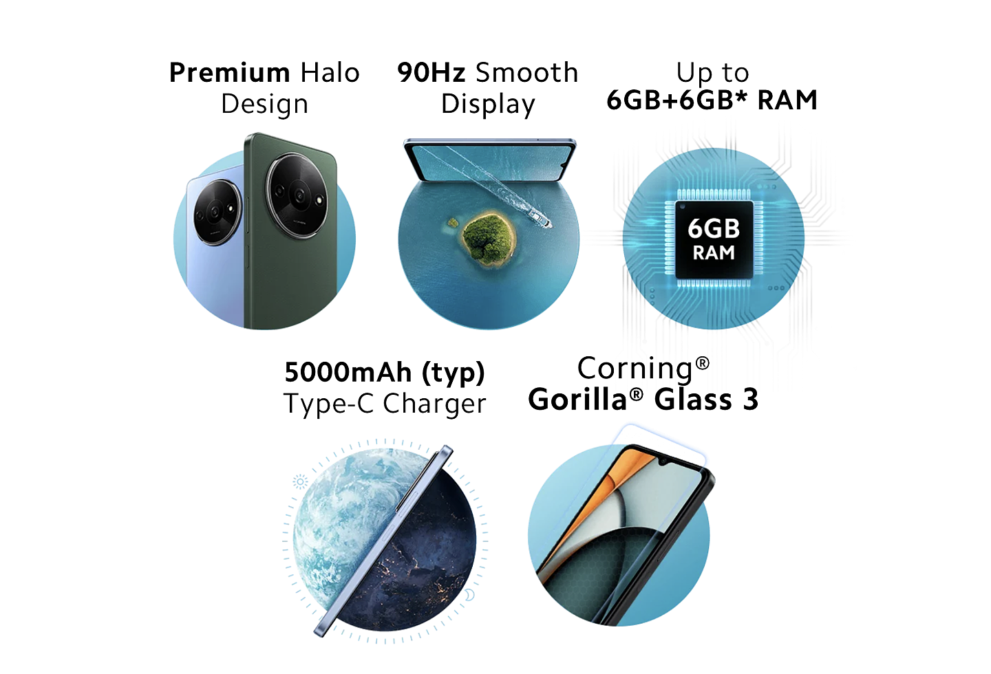 小米海外推出 Redmi A3 手机：Helio G36 芯片、6.71 英寸 720P 屏，7299 卢比起 - 2