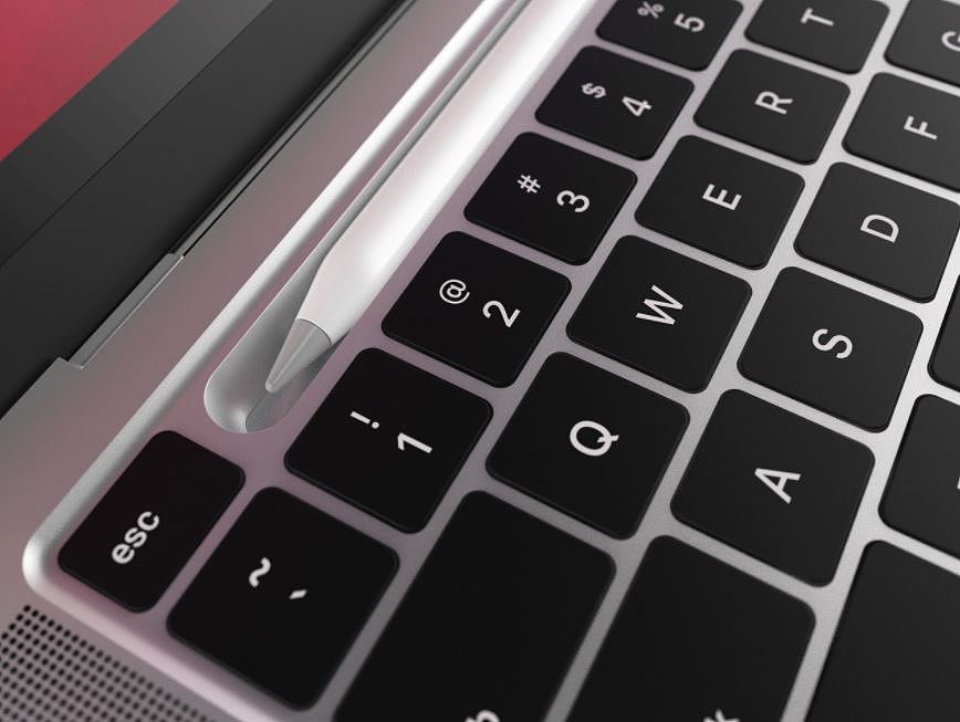 最新概念设计：MacBook Pro的Touch Bar被Apple Pencil基座取代 - 3