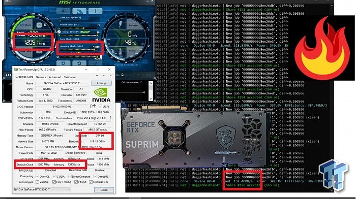 NVIDIA RTX 3090 Ti显存超频24GHz：挖矿性能暴涨25％ - 4