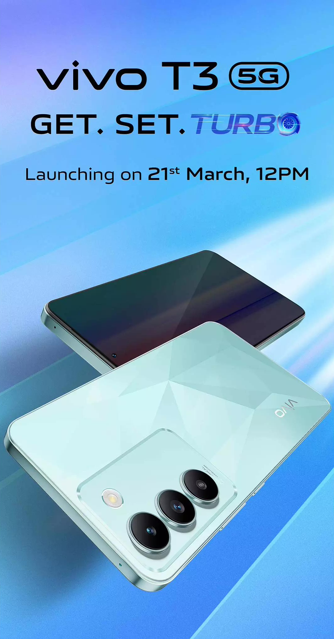 vivo T3 5G 手机 3 月 21 日海外发布：6.67 英寸屏幕、天玑 7200、50MP 主摄 - 1