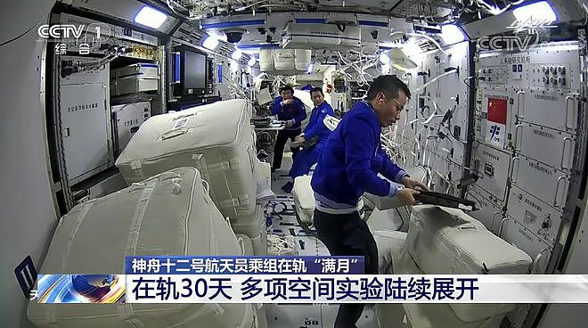 三名航天员在中国空间站互相做超声 - 4