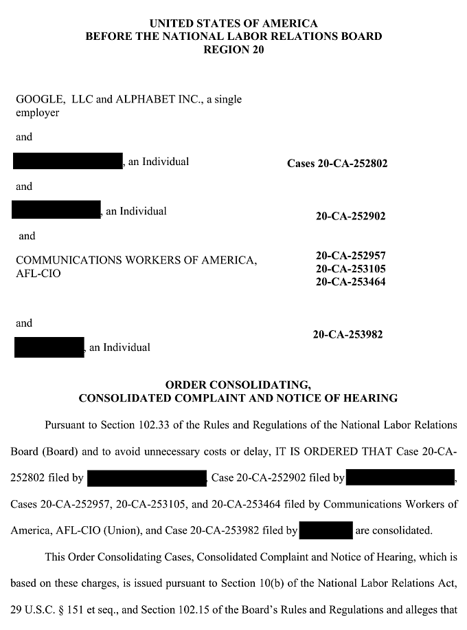 法官勒令Google交出“反公会运动”内部文件 - 2