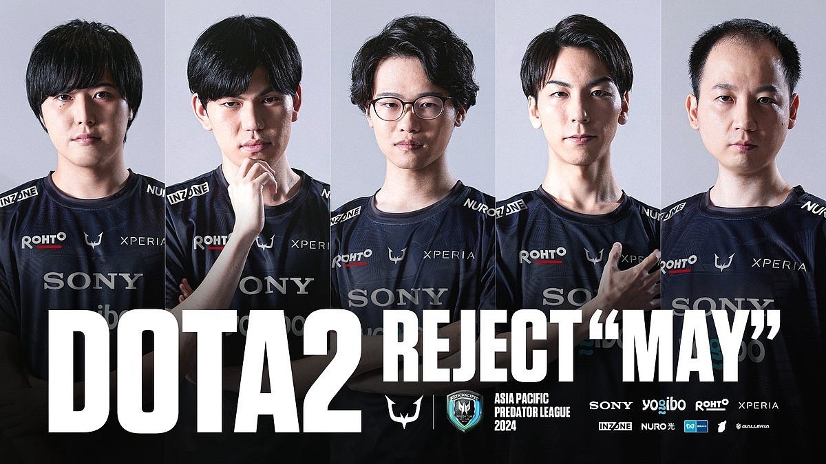 REJECT宣布赞助日本DOTA2战队Team May并将队伍改名为REJECT May - 1