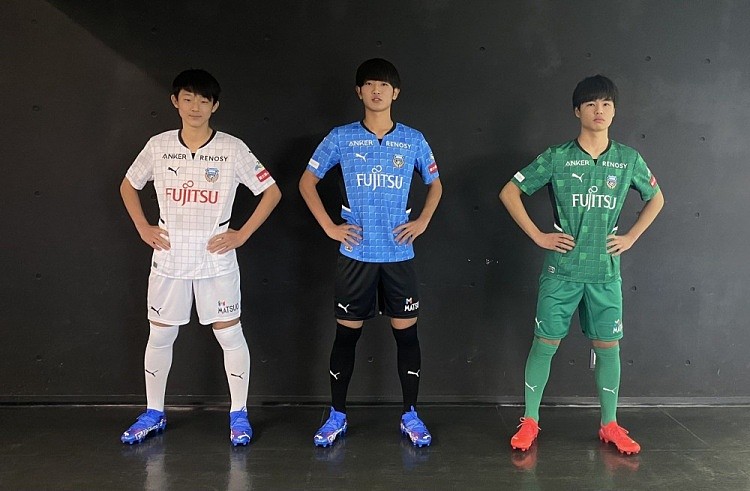 川崎前锋发布2022赛季新版球衣，设计灵感来自浴室瓷砖 - 1