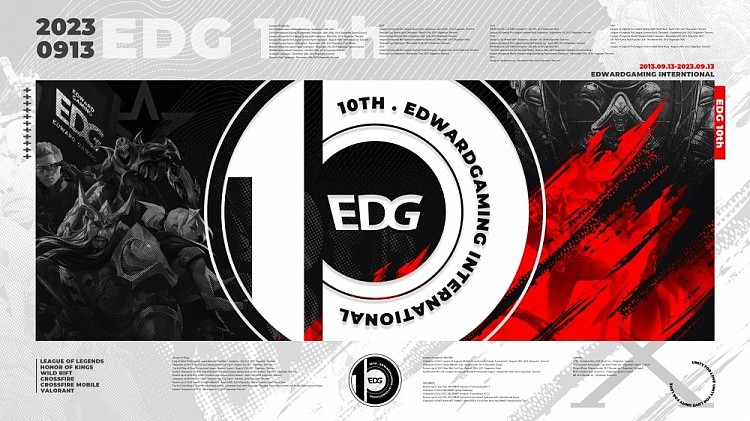 EDG俱乐部创立十周年，官博发文纪念：让我们在下一个十年相聚 - 1