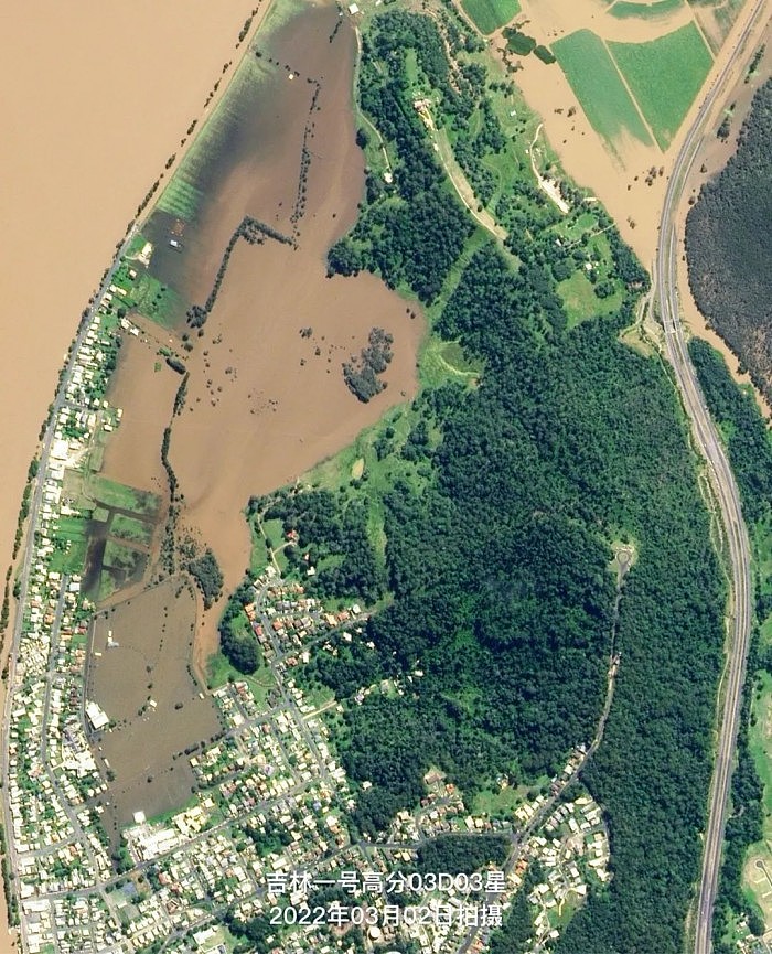 澳大利亚因千年一遇洪灾进入国家紧急状态 中国卫星拍下对比图 - 9