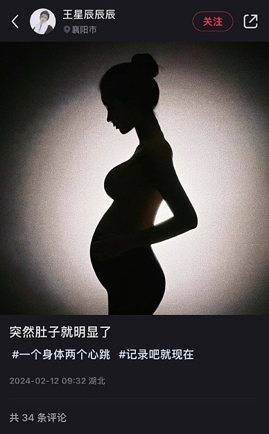 《完蛋！》游戏女主“浩浩妈”分享孕照：差不多是在游戏发售时怀上的 - 1
