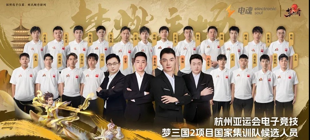 《梦三国2》亚运集训名单公布：张迪教练 20名选手入选 - 1
