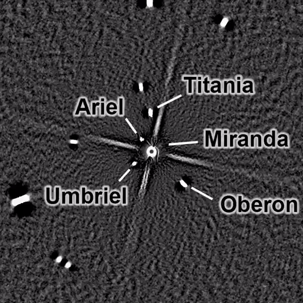 来看看天王星及其最明亮的卫星们共舞的绚烂画面 - 7