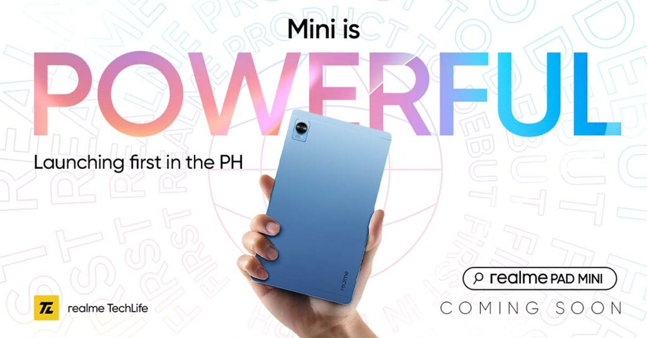 realme Pad mini 官宣在菲律宾发布：平板外观亮相，尺寸一手掌握 - 1