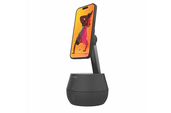 贝尔金推出 iPhone 电动底座 Stand Pro，可 360 度旋转跟踪用户位置 - 1