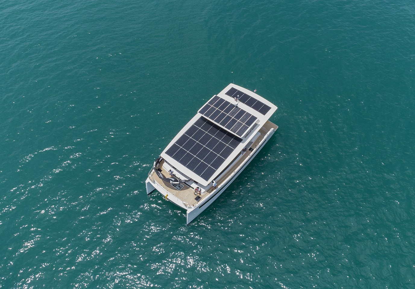 性能更好：Silent Yachts新款太阳能双体船加入风筝翼设计 - 4