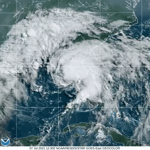 从太空视角看热带风暴“艾尔莎”如何搅动大西洋 - 3