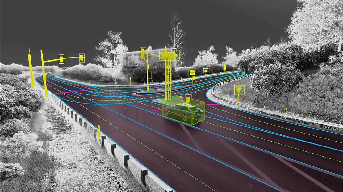 英伟达为自动驾驶汽车行业推出了一款地图产品 - 1