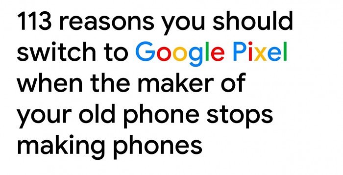 LG退出手机市场 Google发广告催促LG用户换Pixel手机 - 1