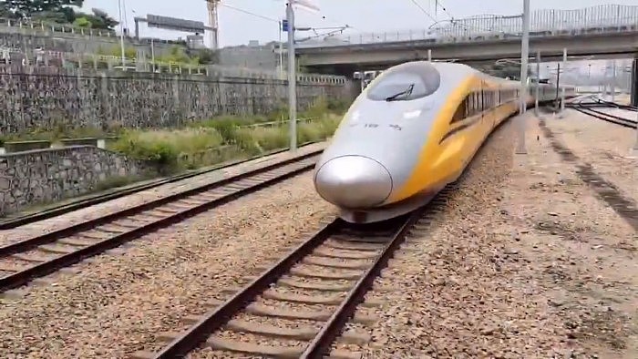 设计时速350公里 京港台高铁安九段铺轨完成、赣深段联调联试 - 4