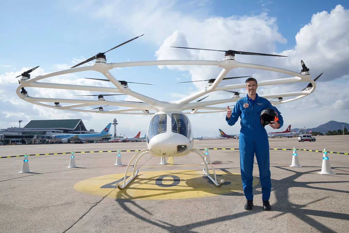 Volocopter在韩国展开了首次载人空中出租车飞行 - 3