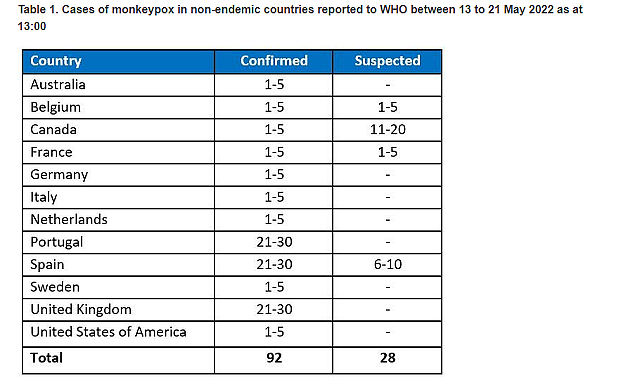 以色列确诊首例猴痘 WHO：或有更多不明传播链病例 - 1