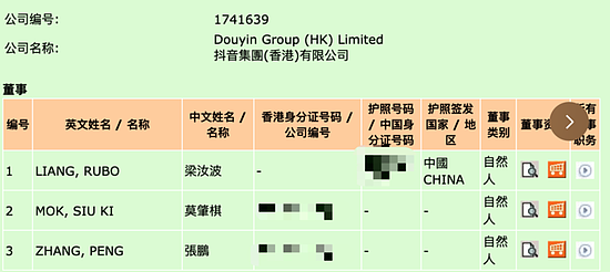 香港公司网上查册中心截图。图片来源：新京报