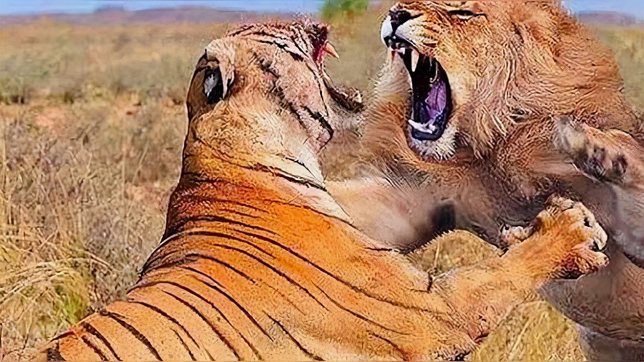 巴巴里狮vs东北虎，谁才是真正的猫科之王？结果竟然也是三七开 - 6