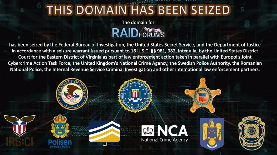 美及欧洲执法机构联盟查封了黑客网站RaidForums.com - 1
