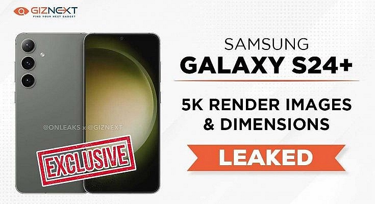 三星 Galaxy S24+ 手机渲染图曝光：6.7 英寸直屏 - 1