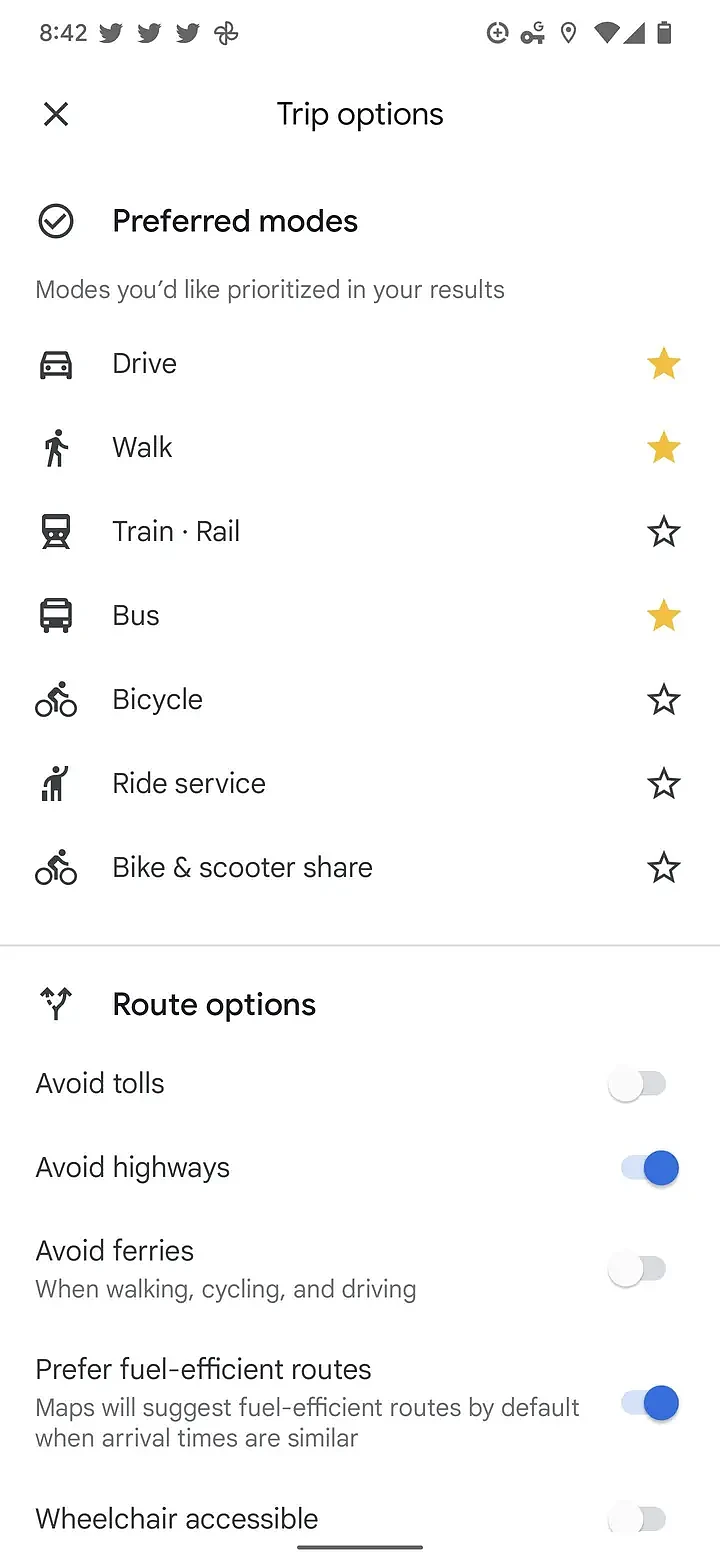 Google Maps引入新界面：允许用户选择最喜欢的出行方式 - 2