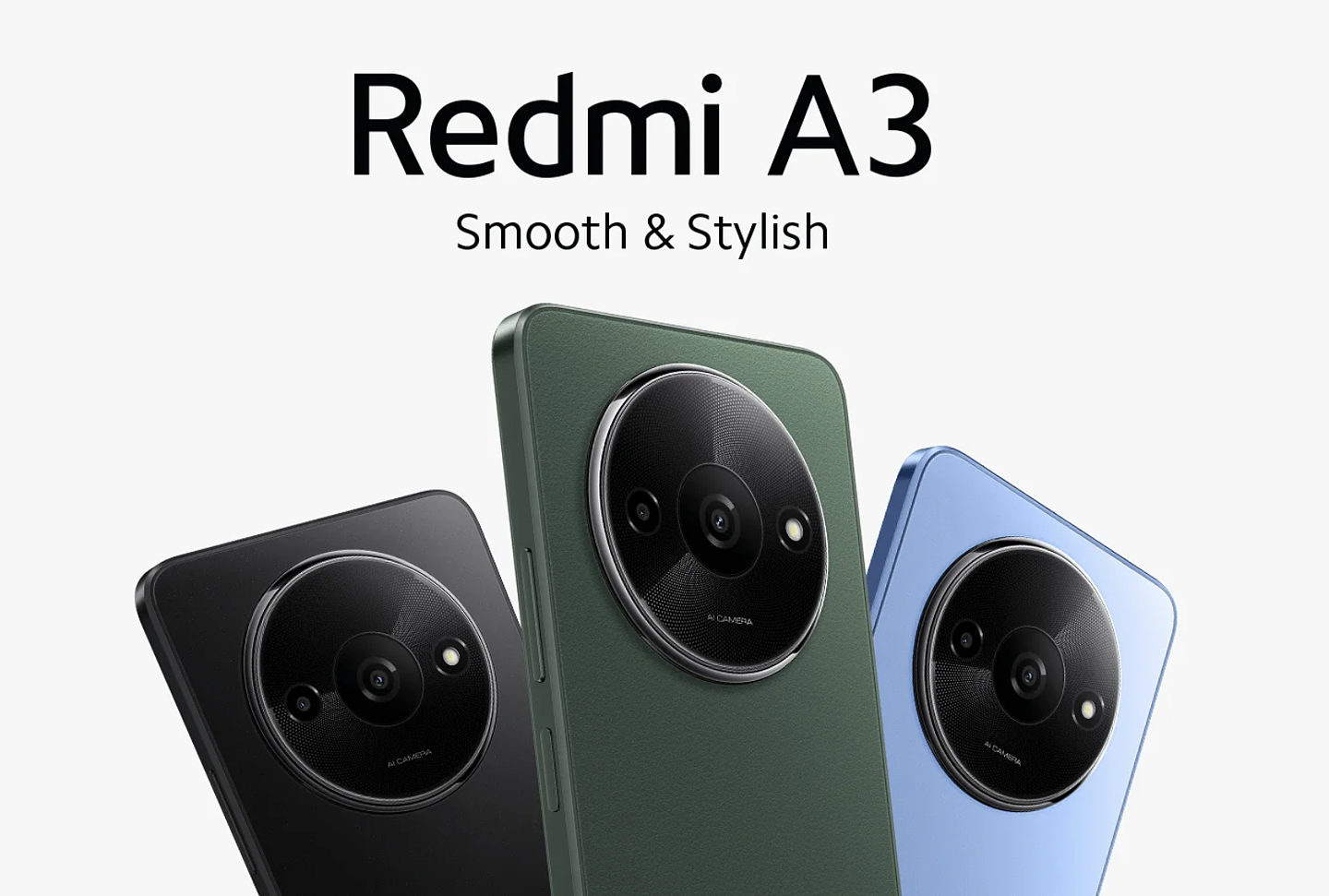 小米海外推出 Redmi A3 手机：Helio G36 芯片、6.71 英寸 720P 屏，7299 卢比起 - 1